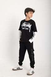 Trendy Layered Sleeve Set